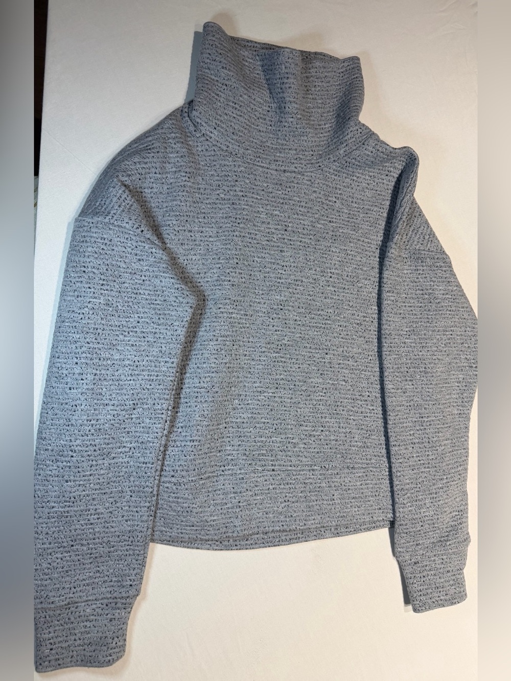CALIA by Carrie Underwood Light Gray Turtleneck Sweater